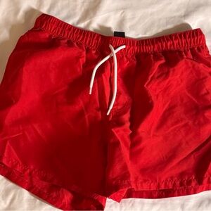 ASOS Red Swimming Trunks